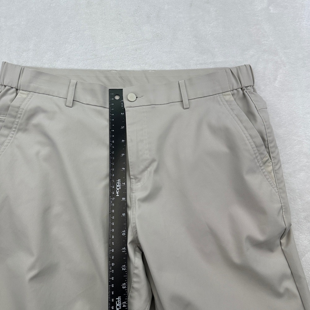 JACK ARCHER Jetsetter Pants Stone Men's 35x32 Chino Flat Front Golf Casual - Picture 2 of 8